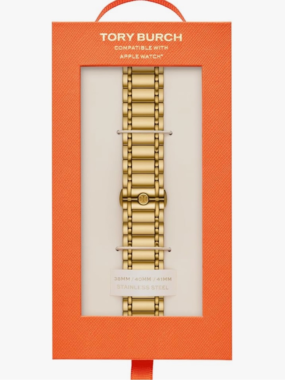 Tory Burch Miller Goldtone Apple Watch Band